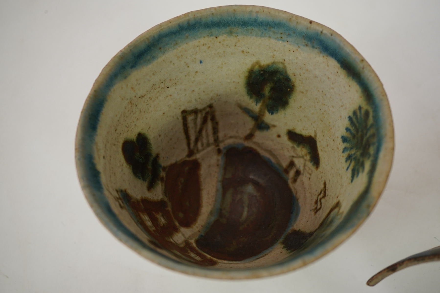 Eric James Mellon (1925-2014): A small group of elm ash glazed studio pottery